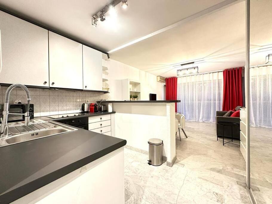 Beau Studio Centre Juan Les Pins A 300M Des Plages أنتيب المظهر الخارجي الصورة